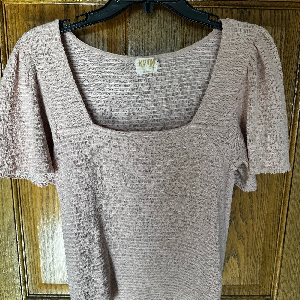 Nation LTD Smocked T